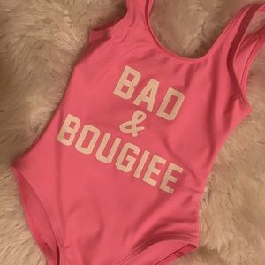 Bad & Bougie 2t one piece swim suit